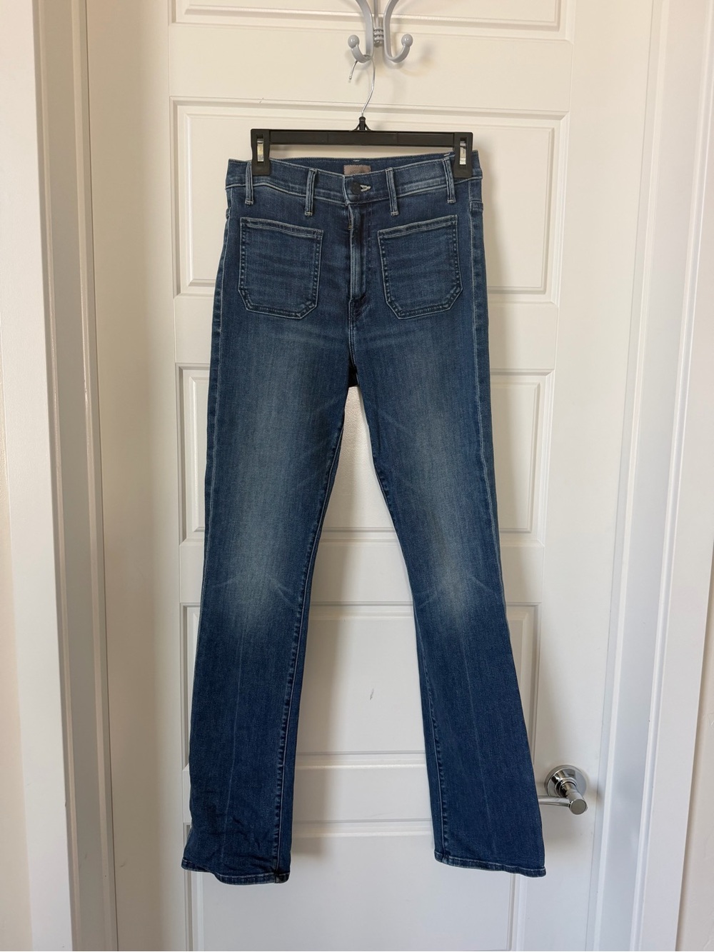 MOTHER Women's Jeans: The Patch Pocket Insider Sneak: Caving In